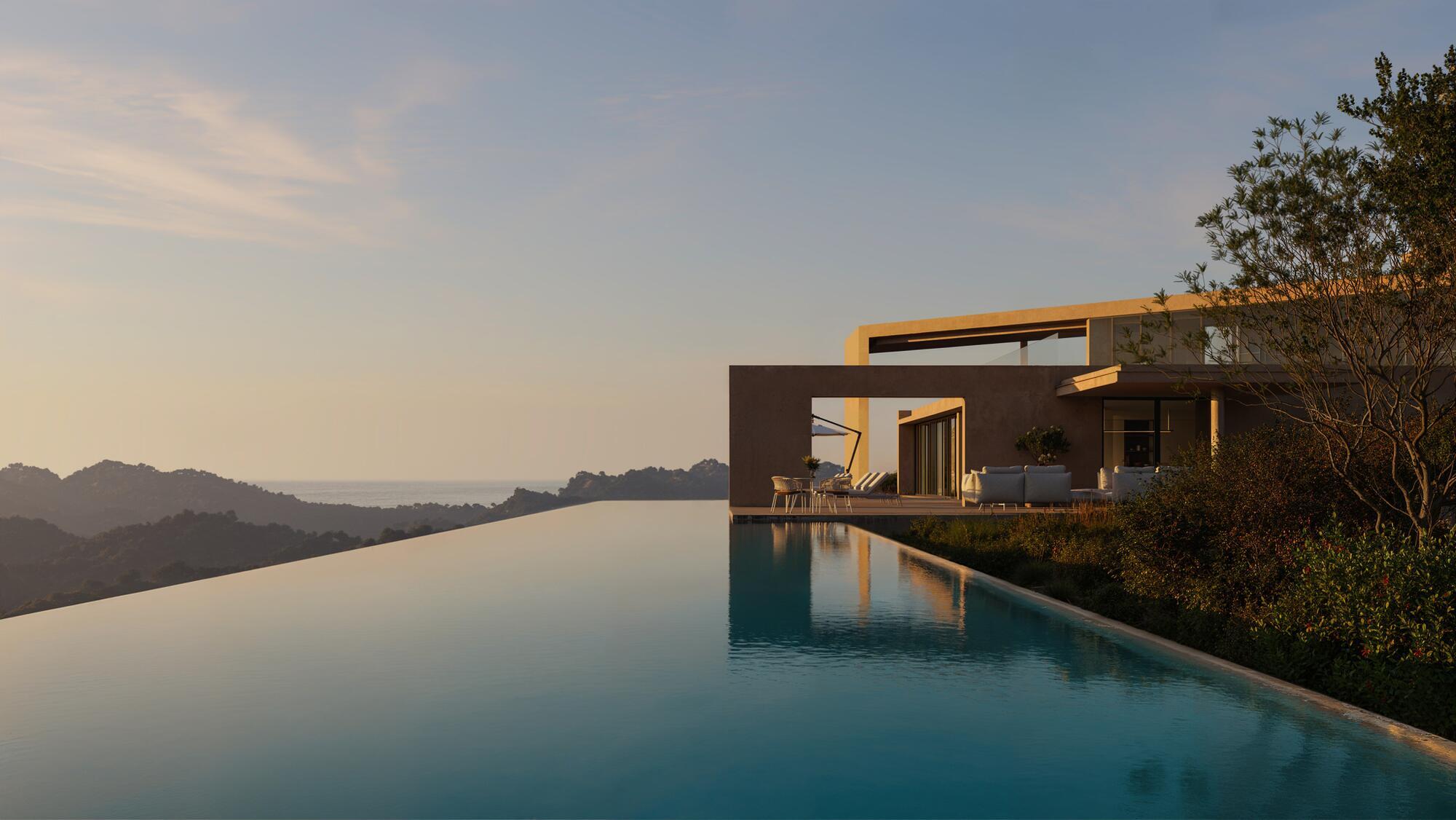 Villa – architectural 3D visualization project featured on CGAward
